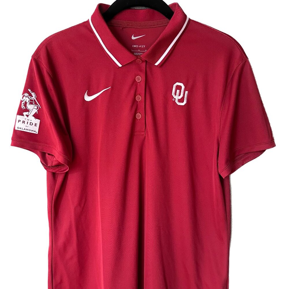 Nike Dri-Fit Oklahoma Sooners "Pride of Oklahoma" Polo Shirt Child L